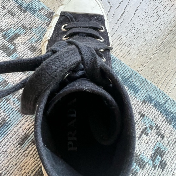 Prada high top sneakers size 5.5 - Picture 9 of 10